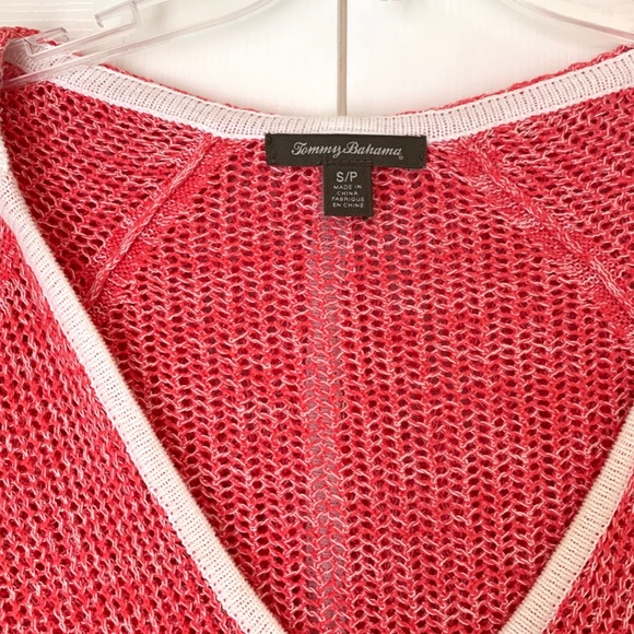 TOMMY BAHAMA Open Weave Hoodie Sweater - Picture 6 of 11